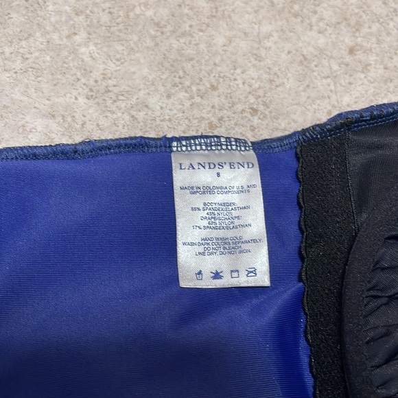 Lands' End Women's One Piece Swimsuit - Navy - Picture 9 of 9